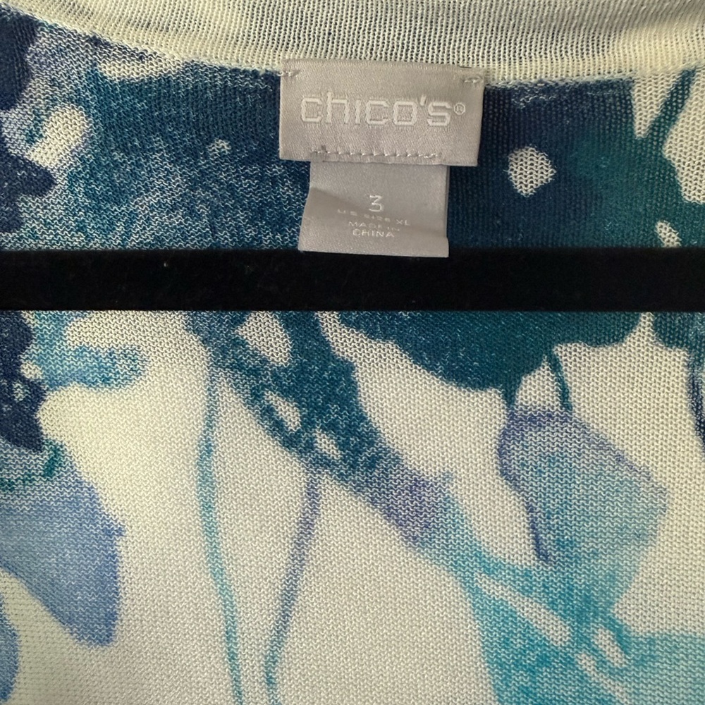 Chico’s Spring Paradise Garden cardigan - Picture 6 of 6
